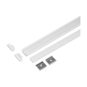 Aluminiumsprofil - Model G til Philips Hue og WiZ - Hvid | Prisnedsættelse