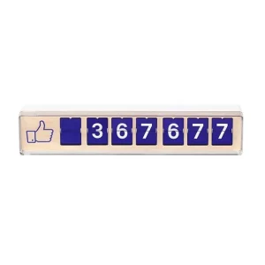 Smiirl Real-Time Facebook Like Counter - 7 cifre | Skarp pris