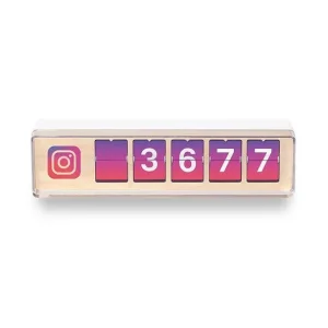 Kampagnepris - Smiirl Real-Time Instagram Follower Counter - 5 cifre