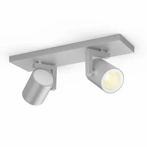 Premium | HUE OUTLET - Philips Hue Argenta - Double spot - Color - Alu