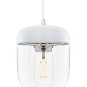 SOMMER OUTLET - UMAGE Acorn Pendel - Hvid/Krom - Eftertragtet
