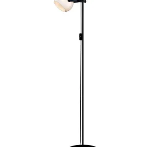 SOMMER OUTLET - Halo Design - DC Gulvlampe - Hvid/Sort-eg - Ø18cm - Bestseller