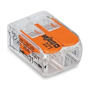 Supergod pris - Wago 221 Samlemuffe 2x4 mm²