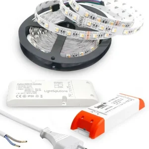 ZigBee HiluX LED bånd RGBW - 5m - komplet sæt | Nedsat pris