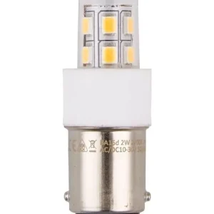Ba15d - SPL Tubular VR 10-30V - Klar - 190lm - 2700K - CRI 82 | Nyhed