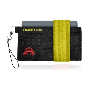 SOMMER OUTLET - Crabby Wallet - V2 Elastikpung - Gul - Populært produkt
