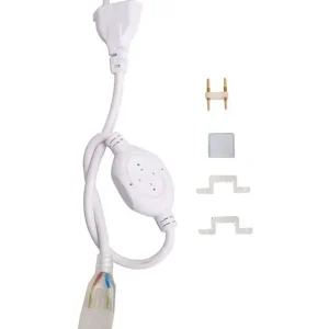 SOMMER OUTLET - Aigostar - 5050 - Startkabel til 230V LED Bånd - 0,5m - Kundernes valg