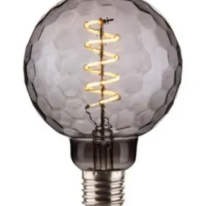SOMMER OUTLET - Halo Design - E27 LED Lyskilde - COLORS Geo Smoke Ø95mm (1-2-3 STEP) - Gå ikke glip af tilbuddet