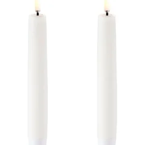 Uyuni - LED Konisk lys - Nordisk hvid - 2-pak - 2,3x15 cm | Toppris