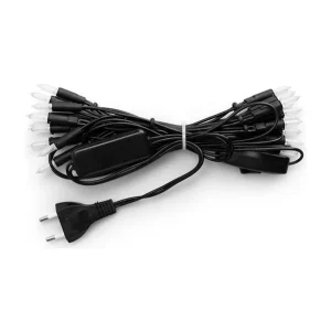 Meget populær - SOMMER OUTLET - Iris Lights - LED Lyskæde - Sort - 20 LED (uden kugler)