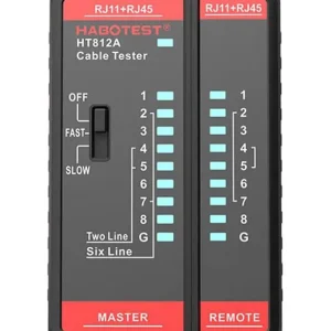 Dagens tilbud - Netværkskabletester - Habotest HT812A RJ45/RJ14/RJ12/RJ9