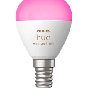 Helt ny | Philips Hue White Color Ambiance LED pære - E14 Krone