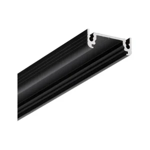 LED Profil SURFACE14 - 3m - Sort | Tryg betaling