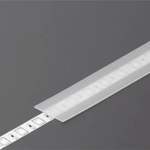 Cover til LED Profil - E - Slide - 1m - Frosted - Hurtig afsendelse