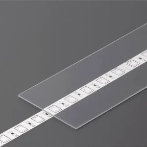 Cover til LED Profil - G - Slide - 2m - Transparent - Hurtig afsendelse