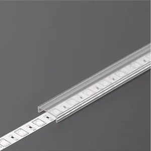 Cover til LED Profil - C - Click - 3m - Transparent | Få tilbage