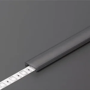 Cover til LED Profil - C - Click - 3m - Sort | Skarp pris