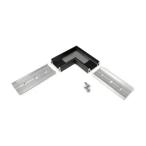 Topprodukt | Vinkel til LED Profil SURFACE14 - 90° - Sort