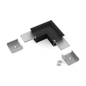 Vinkel til LED Profil LINEA-IN20 - 90° - Sort | Tilbudspris