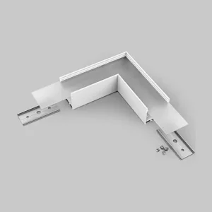 Vinkel til LED Profil VARIO30-02 - 90° - Hvid - Premium