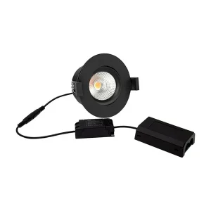 HiluX D8 Tilt360 - Full Spectrum LED Indbygningsspot - Ra97 - 2700K - Sort - Premium