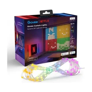 Govee - WiFi & Bluetooth Curtain Light (Netflix Version) | Kan bestilles