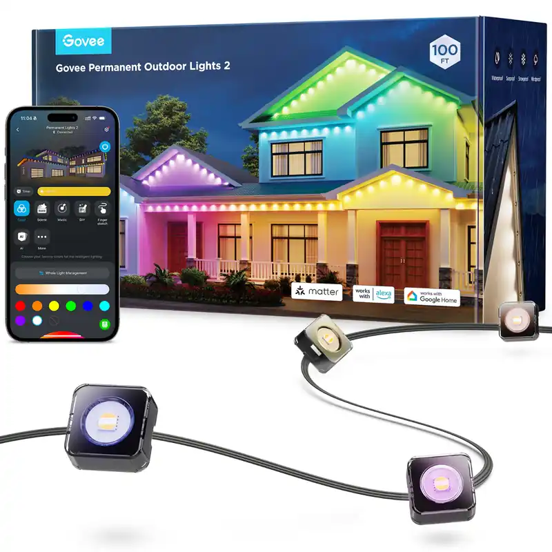 Govee - Permanent Outdoor Lights 2 - 30m - Skarp pris