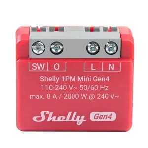 Kundernes valg | Shelly - 1PM Mini Gen4 - WiFi - Matter - Zigbee - Relæ
