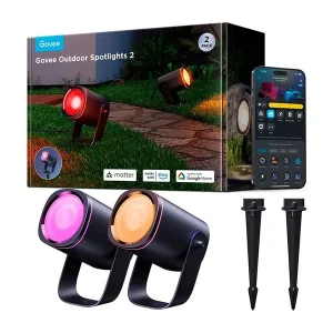 Govee - Outdoor Spotlights - 2-pak | Nu tilgængelig