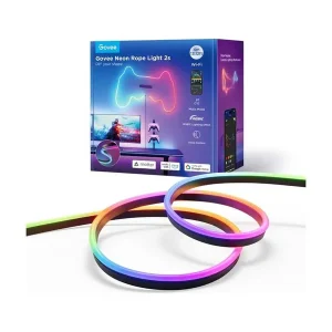Hurtig levering - Govee Neon Rope Light 2 - 4 Meter - Black