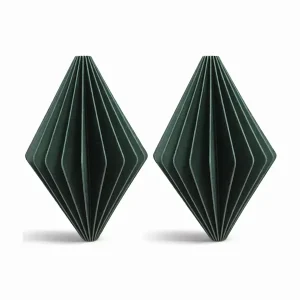 Simiu - Juleophæng - 9 cm - Diamant - Grøn - 2 pak | Fabrikspris