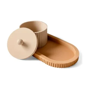 Kampagnepris | Simiu - ROYAL TRAY - Elfenben/Beige - 21cm