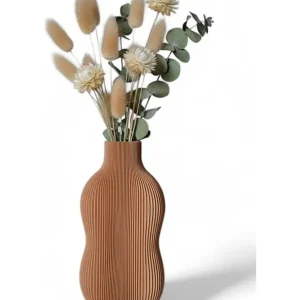 Simiu - BABBIA - Vase - 21cm - Karamel - Toppris