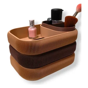 Kun kort tid - Simiu - STACKSEY - Makeup Stander - Stor - Mokka/Beige - 22 x 14cm