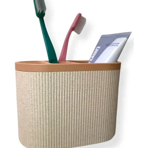 Simiu - Væghængt Tandbørste Holder - Marmor/Beige | Populært produkt