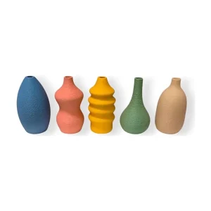 Simiu - MINI VASES - Magnetisk - 6 cm - Sæt - 5 stk - Kun denne uge