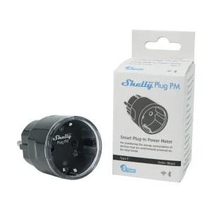 Få tilbage - Shelly Plug PM Gen3 - Black