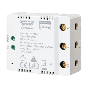 Shelly - Ogemray Smart relay 25A - Dagens tilbud
