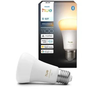 Bestil online | E27 - Philips Hue White Ambiance 1100lm LED pære (NY 2025 MODEL)