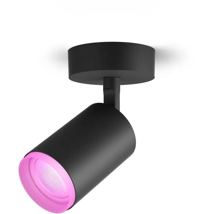 Favorit blandt kunder | Philips Hue Fugato spotlampe, sort