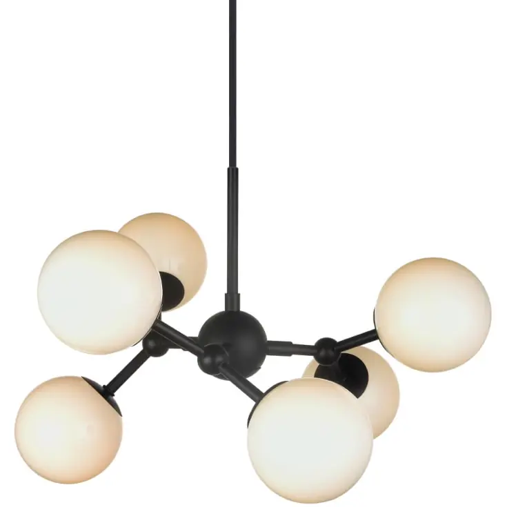 Bestil nemt - Halo Design Atom Mini lysekrone, opal