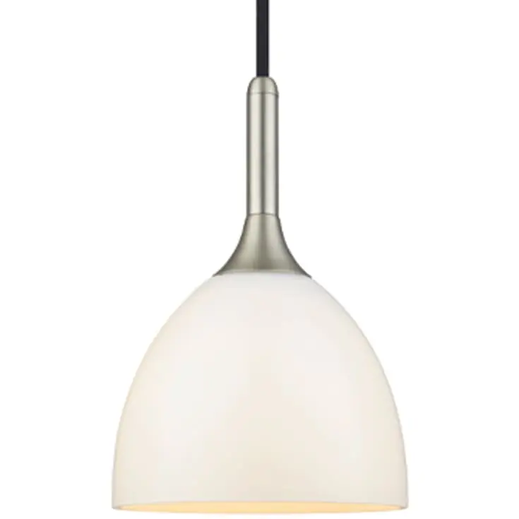 Tilbud | Halo Design Bellevue pendel, glas/børstet stål, Ø24 cm