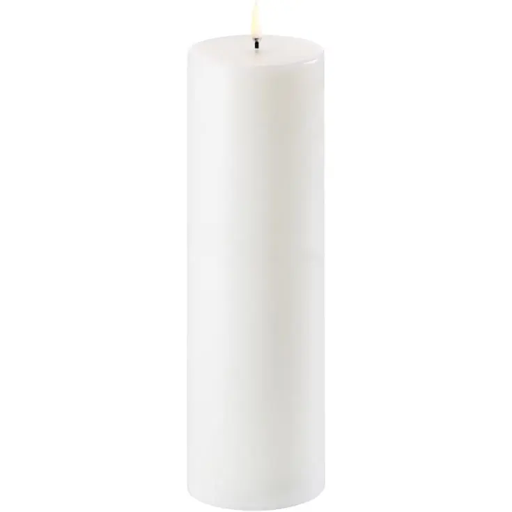 Premium | 4 stk Uyuni LED bloklys, batteri, hvid