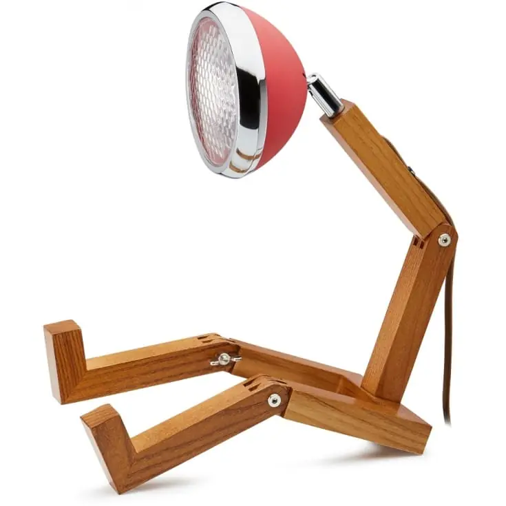 Populært produkt - Mr Wattson bordlampe, mørkerød