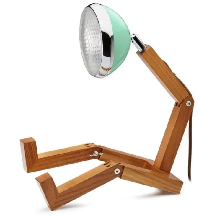 Mr Wattson bordlampe, lysegrøn - Bedste pris