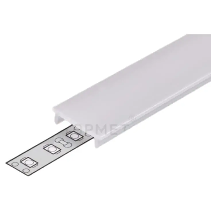 All-Light cover til LED skinne, milky - Rabat