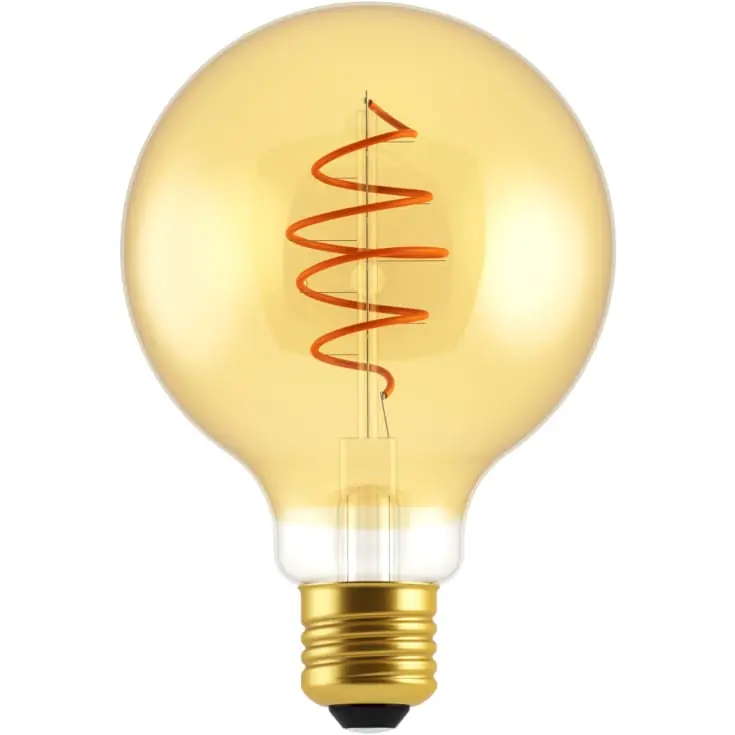 Begrænset antal - Nordlux Deco Spiral E27 globepære, 2200K, 5W