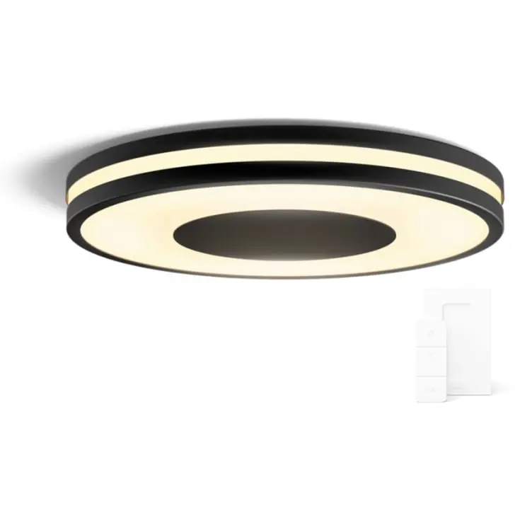 Sikker betaling - Philips Hue Connected Being plafond, sort
