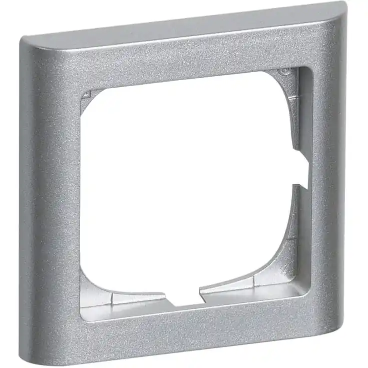 LK Fuga Softline 63 ramme, 1 modul, metallic | Bestil i dag