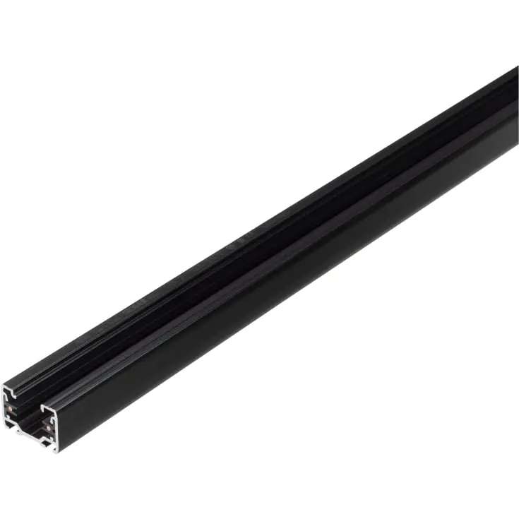 Køb direkte - Global 1F strømskinne, sort, 2 meter
